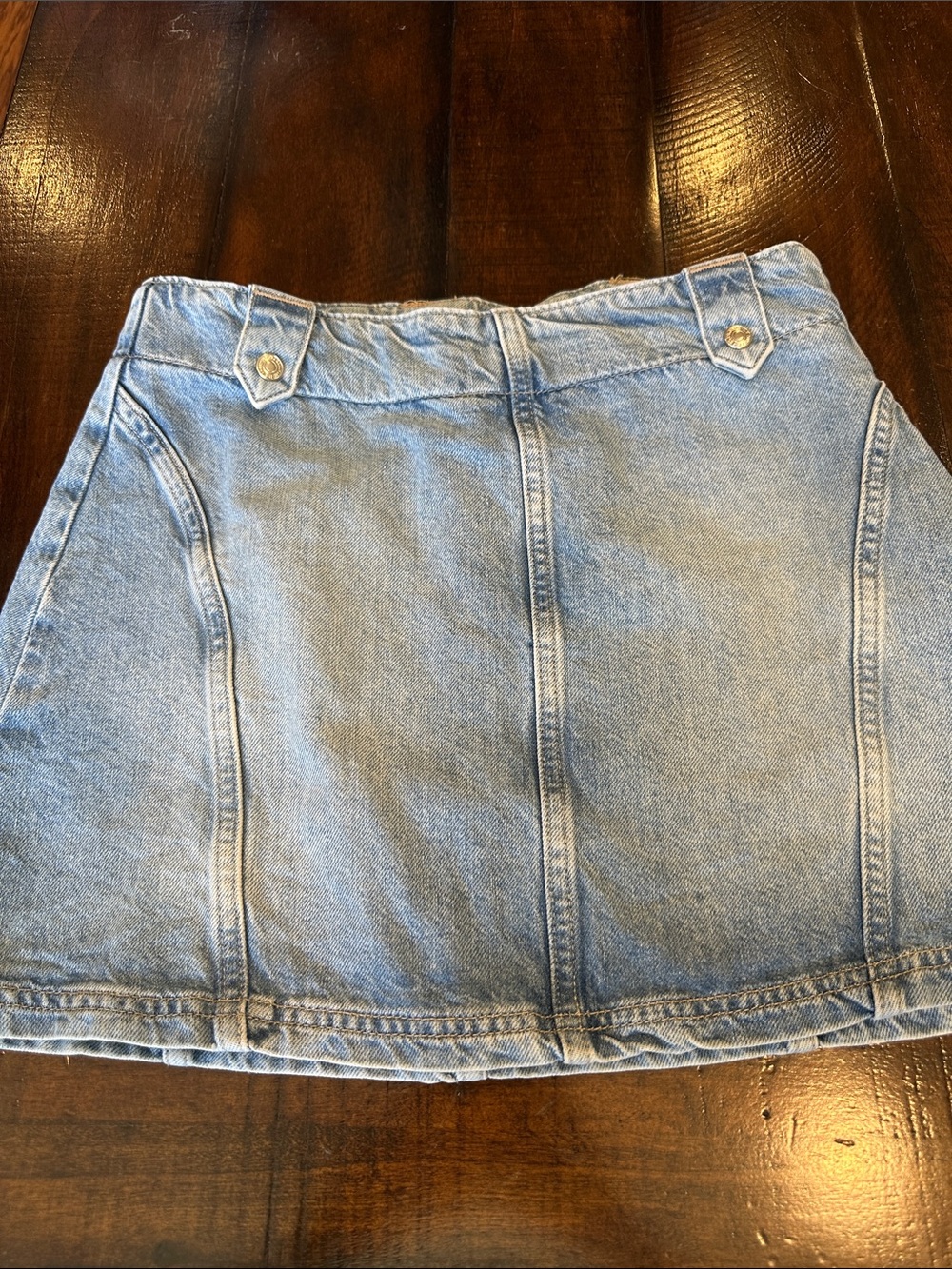 We The Free Light Blue Denim Mini Skirt size 27
